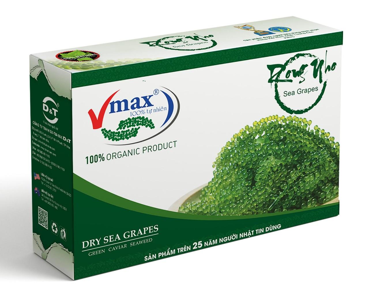 Đặc sản Khánh Hòa -  Rong nho tách nước Vmax DT FOOD / KHÁNH HÒA - OCOP 4 SAO