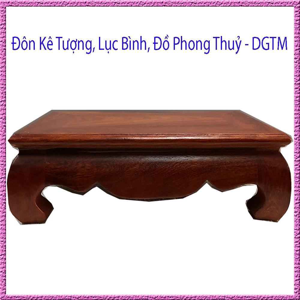 Đôn Kê Tượng Gỗ Hương Hình Chữ Nhật , Kệ Kê Lục Bình , Kê Đồ Phong Thuỷ, Bàn Mini