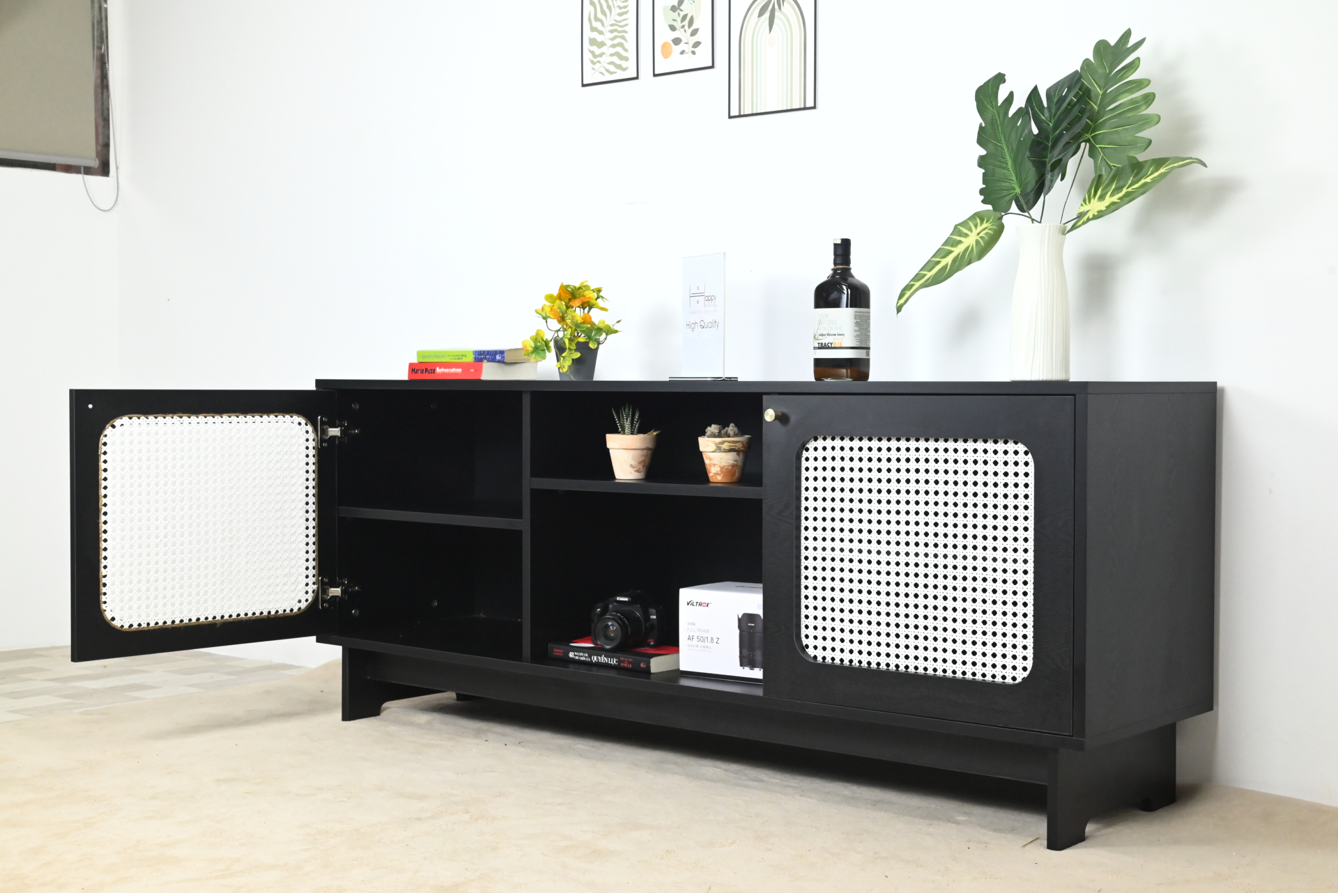MEYDAN , Kệ TV 2 cửa mở , 160cm x 42cm x 65cm , KTV_014