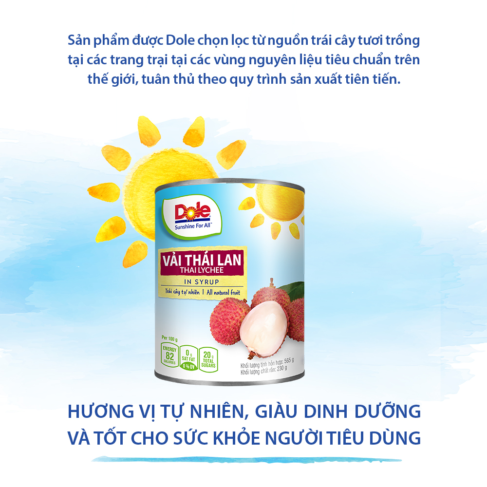 Vải Tươi Dole (565g)