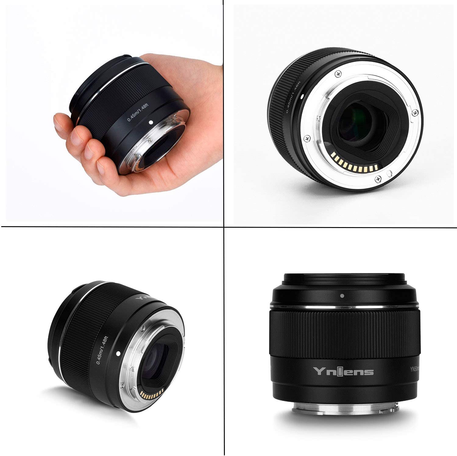 Ống kính Yongnuo 50mm F1.8S DA DSM dành cho Sony Mirroless ngàm E định dạng APS-C AF / MF- Hàng nhập khẩu