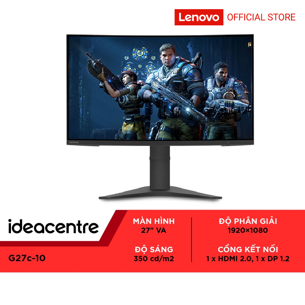 Màn hình Lenovo LCD Legion Gaming G27c-10 66A3GACBVN / 27-inch Full HD - Hàng chính hãng