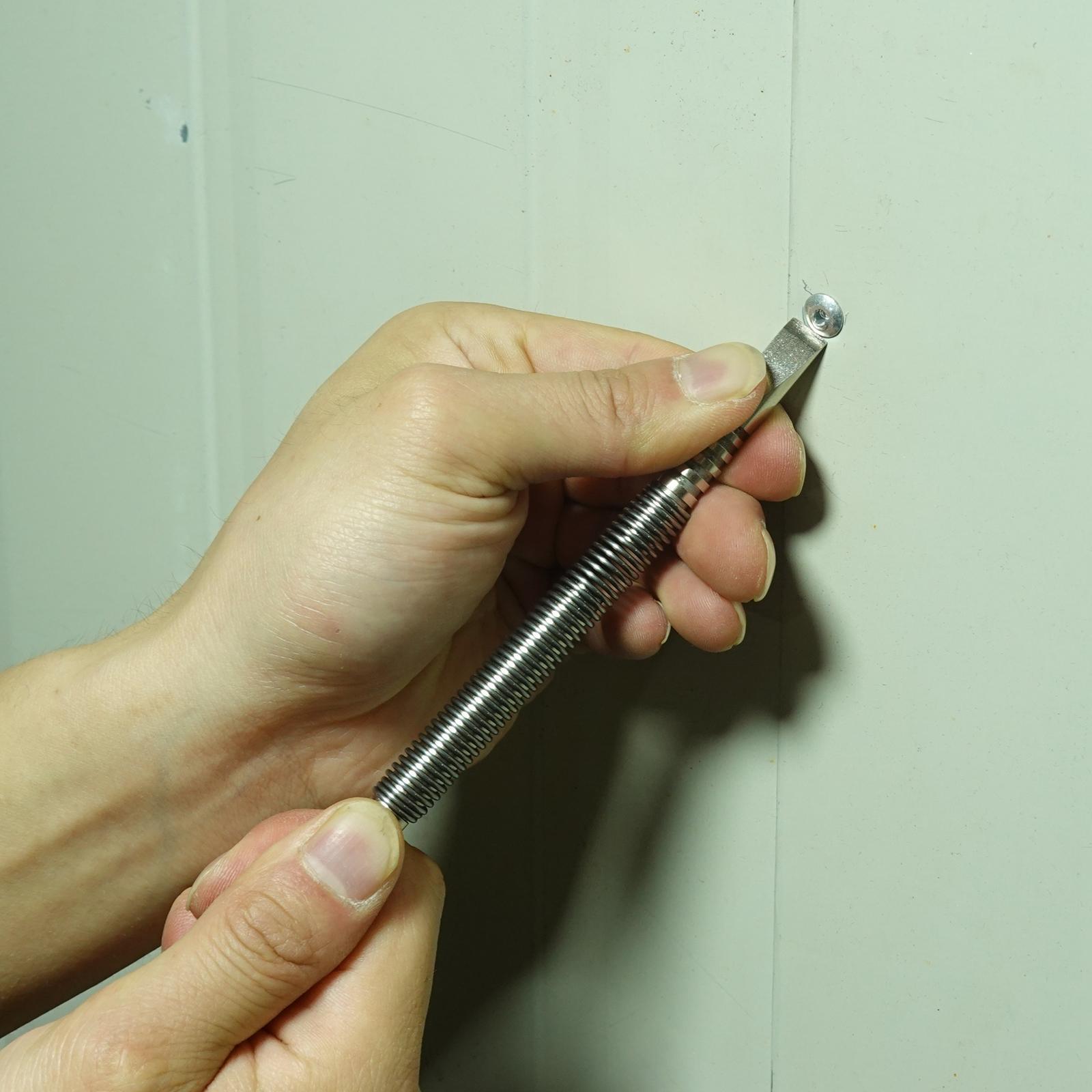 2Pcs Nail Set and Hinge Pin Tool Rustproof Spring Pin Punch Durable Carbon Steel
