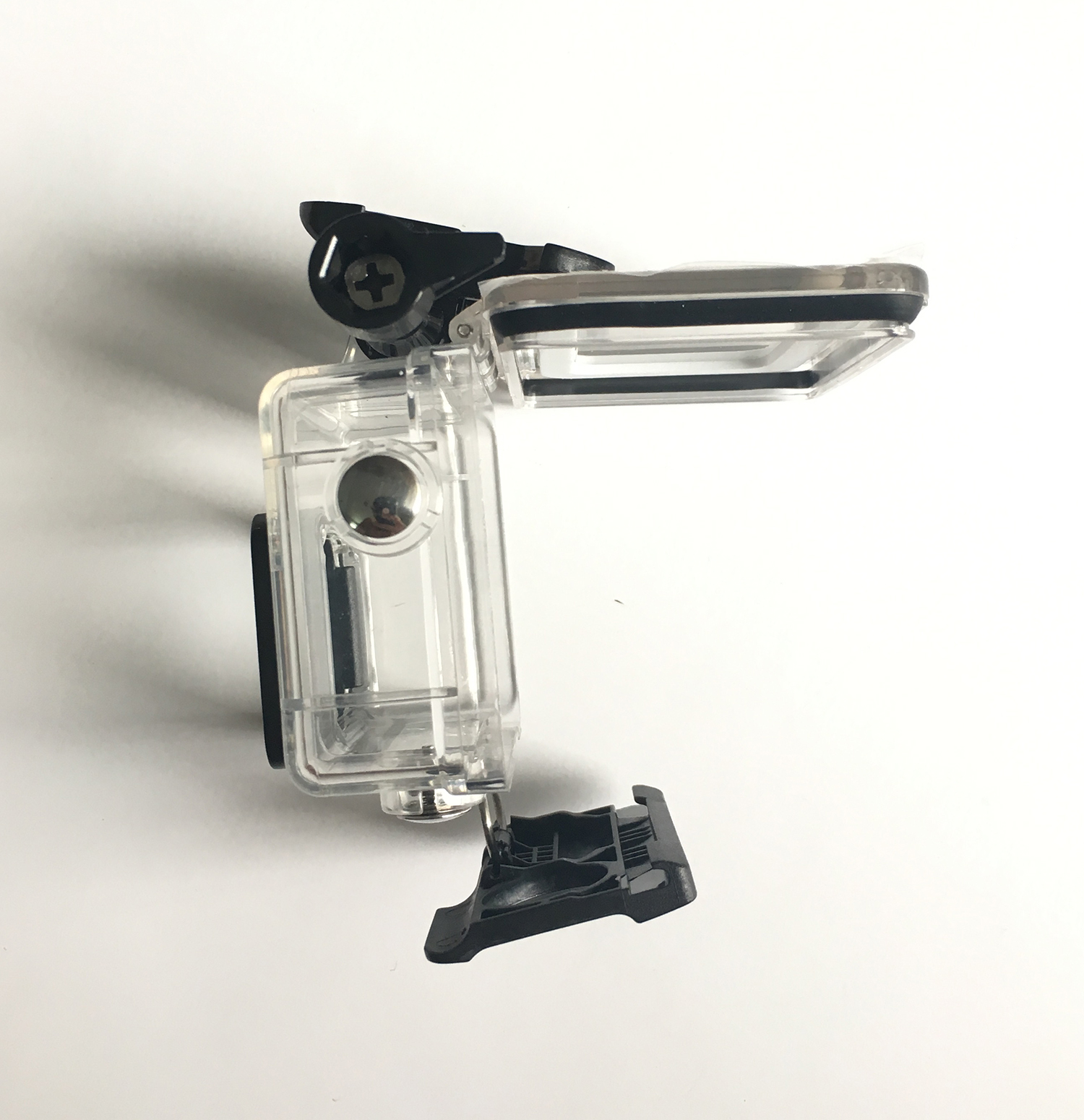 Hộp case cho Gopro hero 8 bảo vệ chống nước lên đến 30m có nút bấm - phụ kiện camera hành động