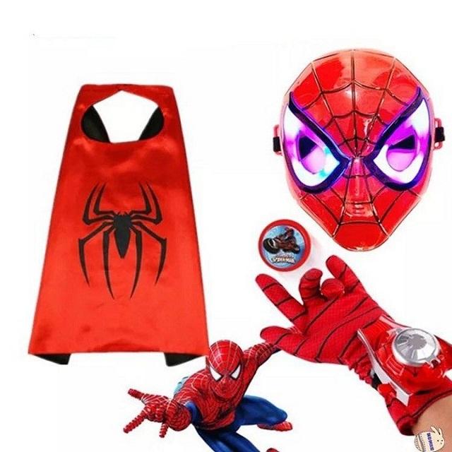 Set đồ chơi phụ kiện hoá trang, cosplay cho búp bê phong cách siêu anh hùng Marvel gồm 5 món đồng bộ theo chủ đề - Tặng kèm nhân vật Avengers có đèn sáng (giao ngẫu nhiên mẫu)