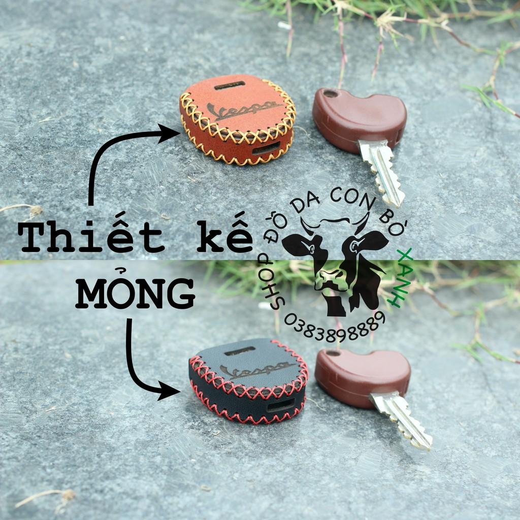 Bao da dành cho Chìa Khóa Vespa, Piaggio handmade da thật