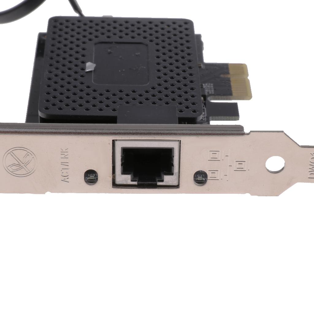 PCI-E Network Controller Card Lan Adapter &Computer Remote Controller