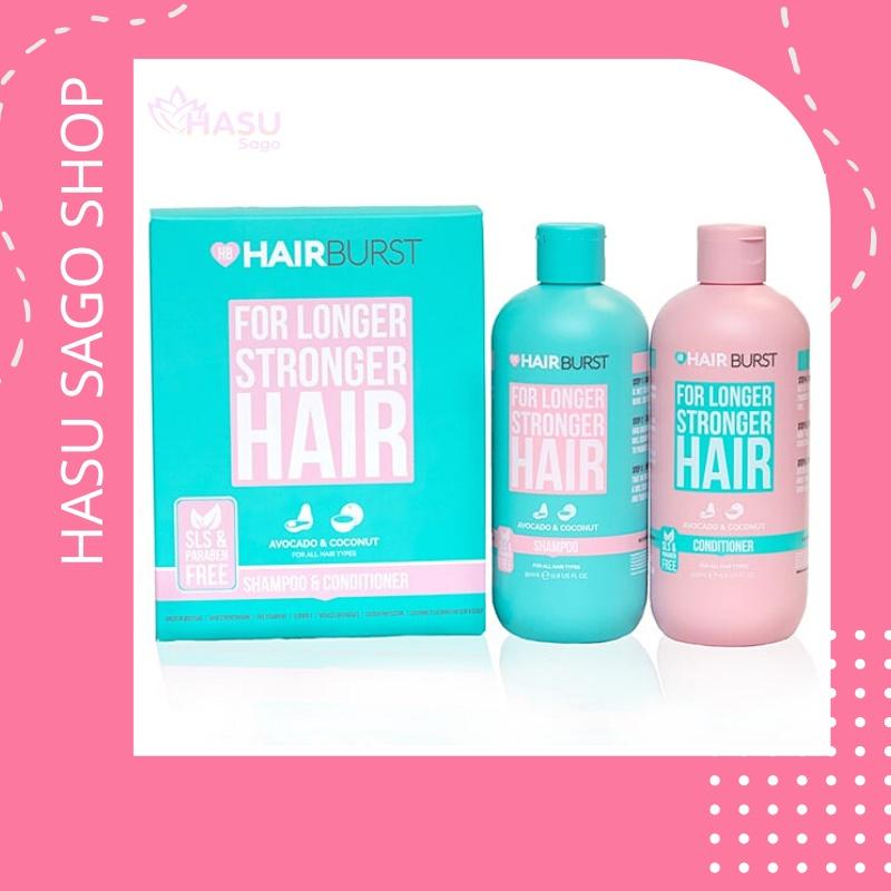 Set gội xả HAIRBURST kích thích tóc mọc dài hơn chắc khỏe hơn 350ml/chai