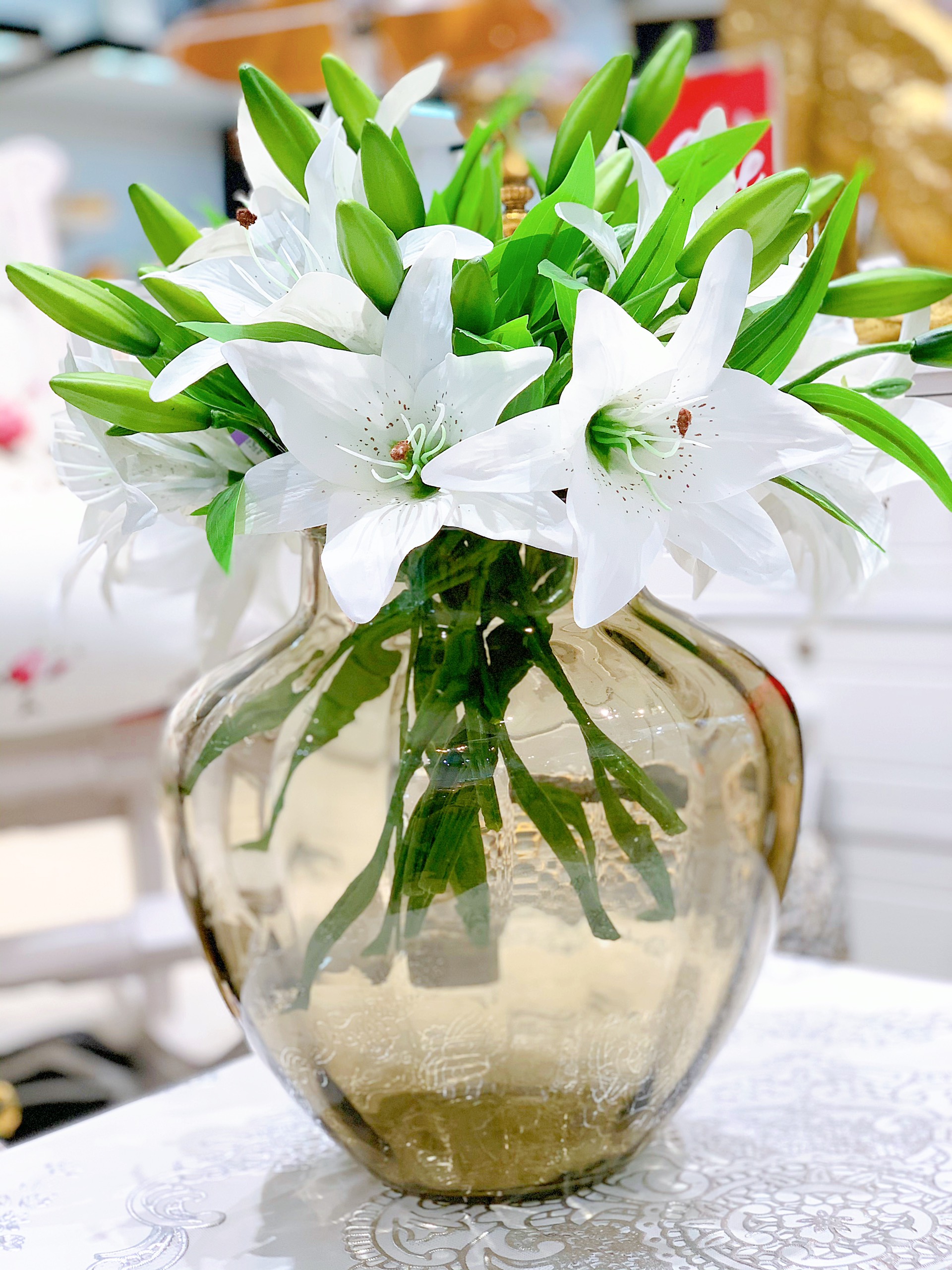 Lọ hoa ghi cao BLINK 28cm 6528