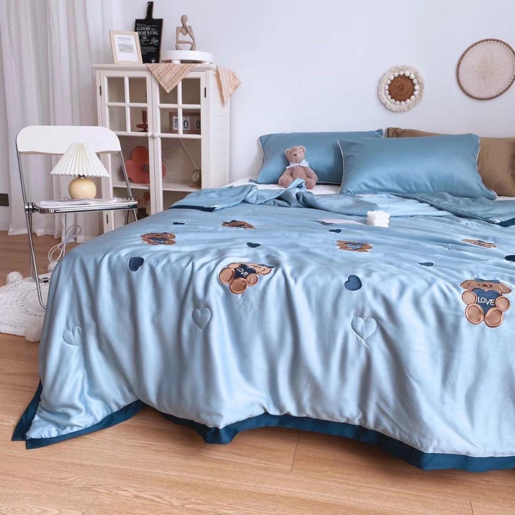 Chăn Tencel Gấu Teddy Hàng Cao Cấp