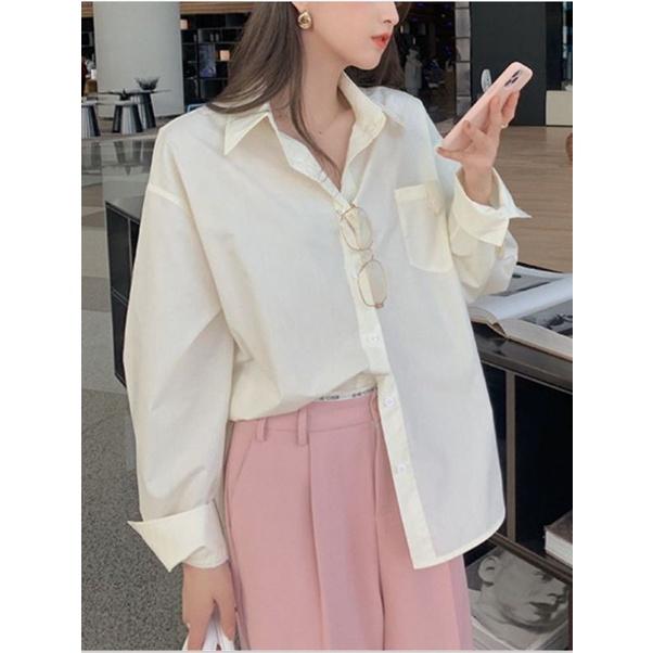 ÁO SƠ MI NỮ FREE SIZE CÁCH ĐIỆU