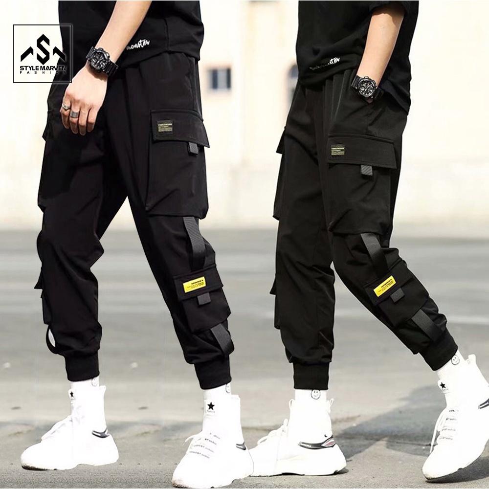 Quần Jogger Kaki Cao Cấp Quần Túi Hộp Phối Dây Nối Túi Thời Trang Style Marven - QUAN NAM 9000055