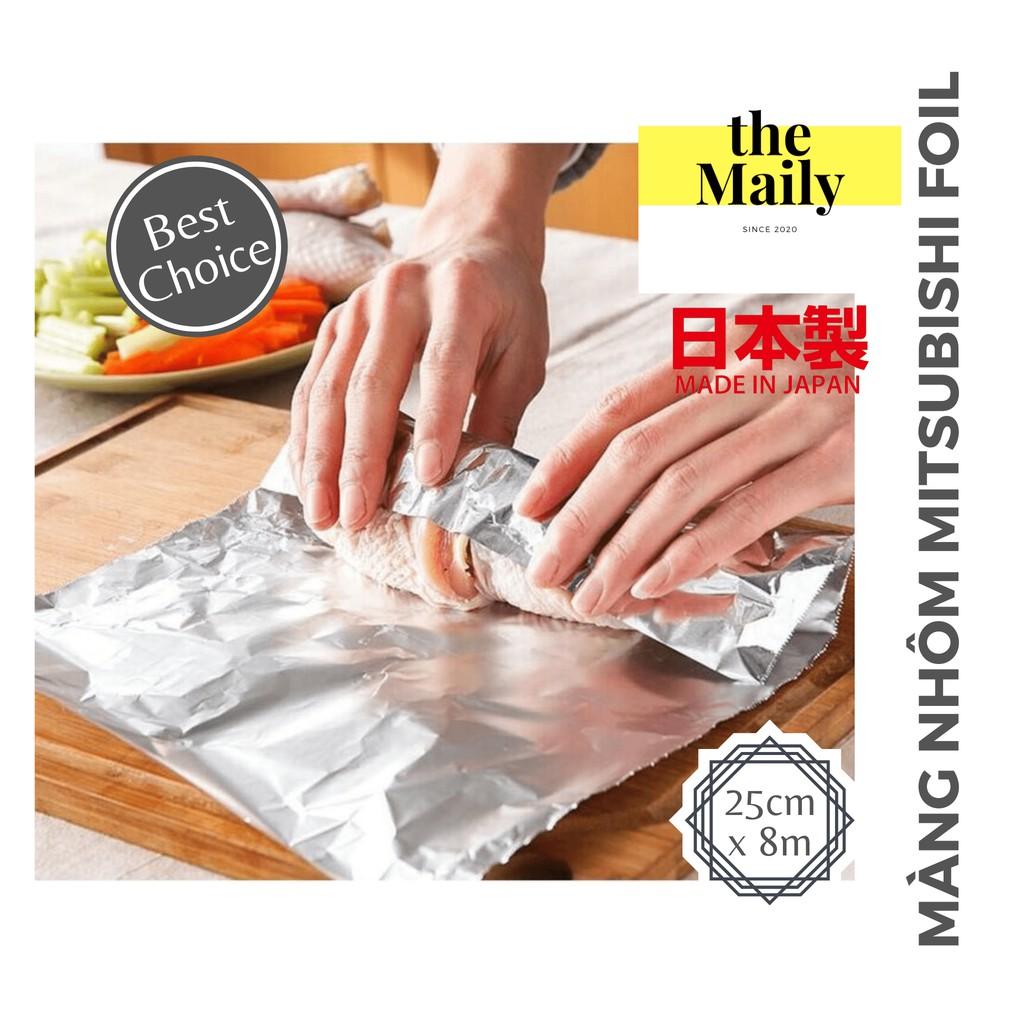 Màng Nhôm Bọc Thực Phẩm Mitsubishi Foil 25cm x 8m – Nội Địa Nhật Bản