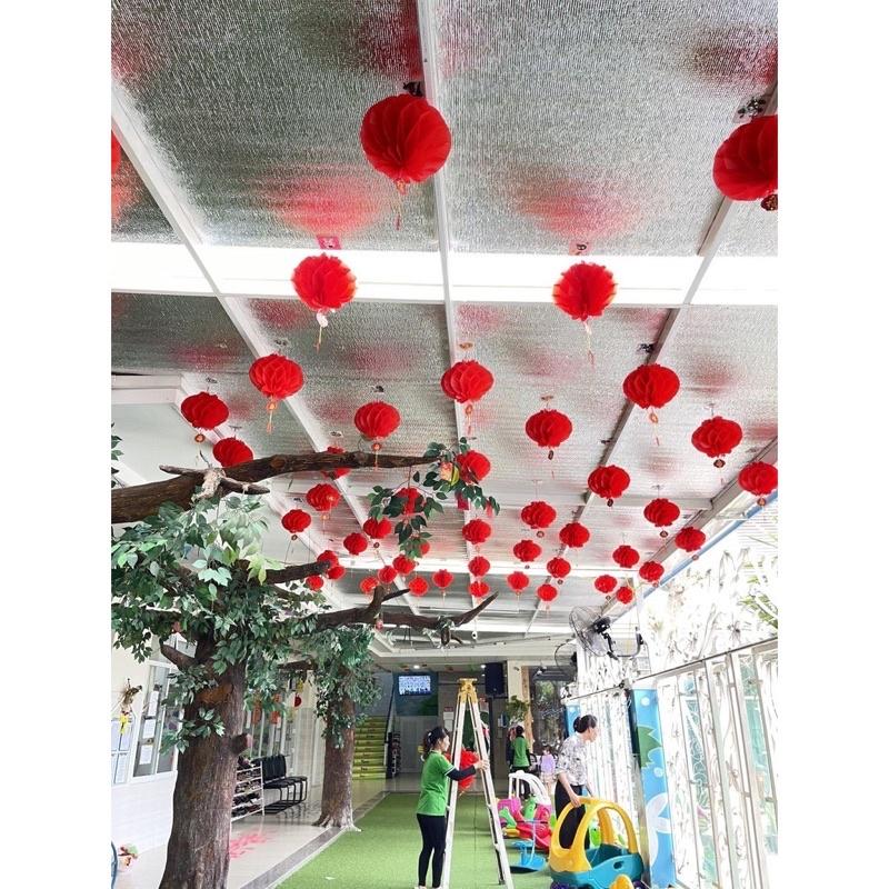 Đèn lồng đỏ chữ Phúc nilong chịu nắng ,mưa , trang trí lễ hội siêu rẻ
