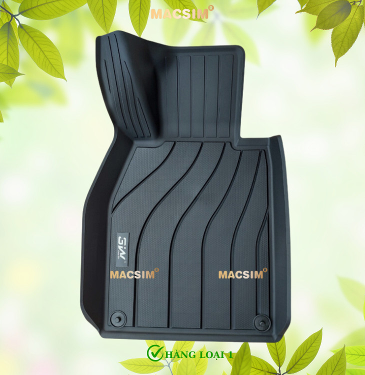 Thảm lót sàn xe ô tô Porsche 911 Nhãn hiệu Macsim 3W chất liệu nhựa TPE đúc khuôn cao cấp - màu đen