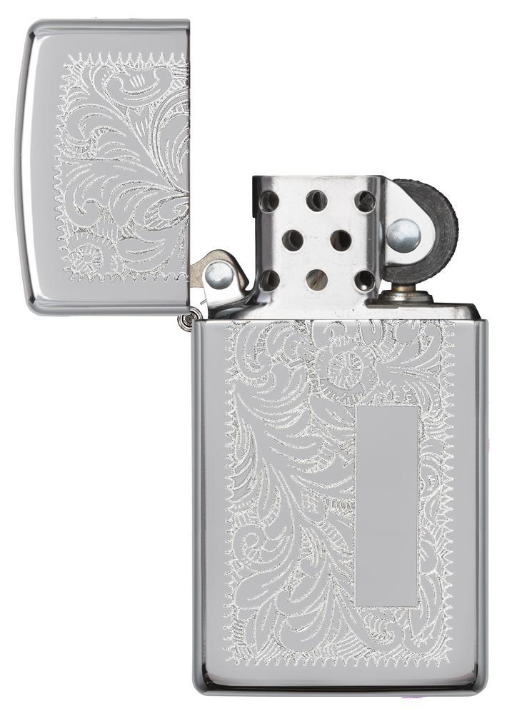 Bật Lửa Zippo Venetian Slim Chrome 1652