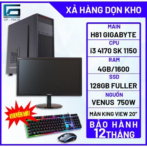 [XẢ HÀNG] PC văn phòng i3 4170 H81 Học tập giải trí