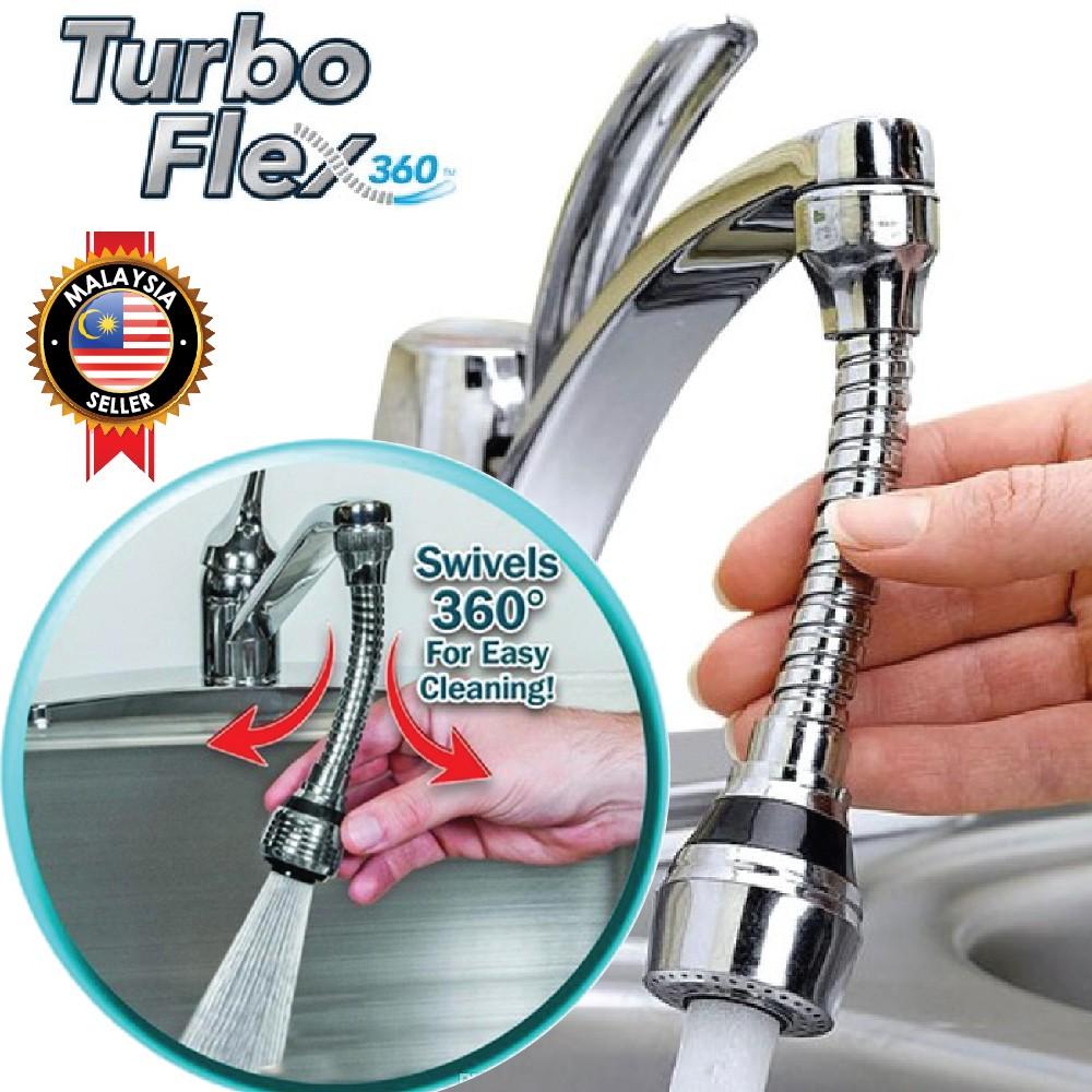Vòi nước inox tiện dụng xoay 360 độ