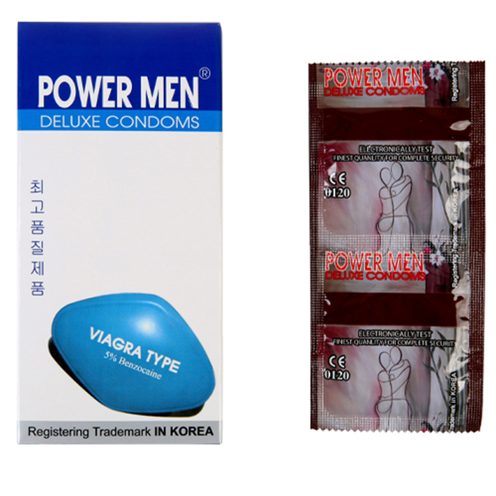 Combo Bao cao su Powermen hộp 12 chiếc và Longer Plus 3 Chiếc