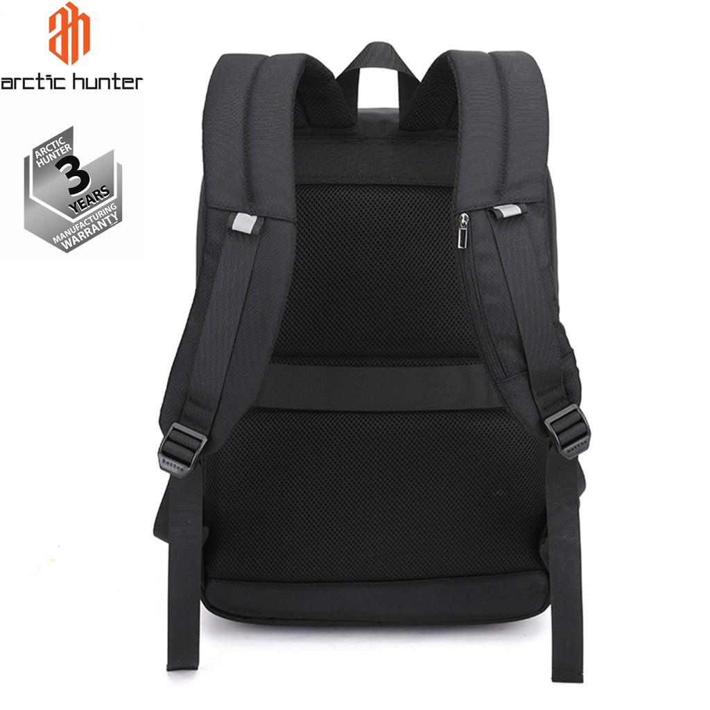 Balo du lịch nam Arctic Hunter B00352 chất liệu Oxford chống nước, thiết kế có ngăn đựng laptop, cổng sạc USB tiện dụng