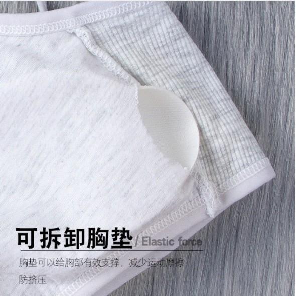 Áo Lót Lá Học Sinh Cotton Mỏng Nhẹ Thoáng Mát Cho Bé Gái-HOT