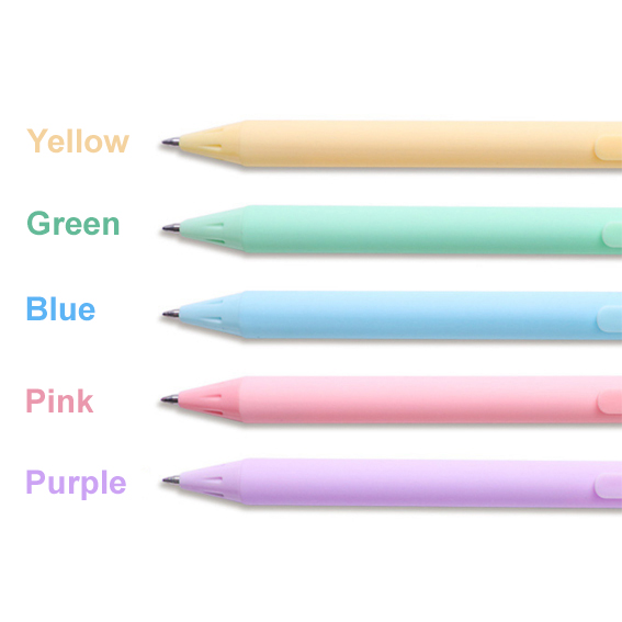 Bộ 5 bút gel màu pastel xinh xắn