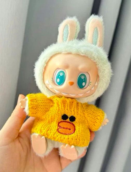 Áo cho Labubu - Áo Len Dệt Kim Dành Cho Búp Bê LBB V1 - V2, Thời Trang Cho Búp Bê Xinh