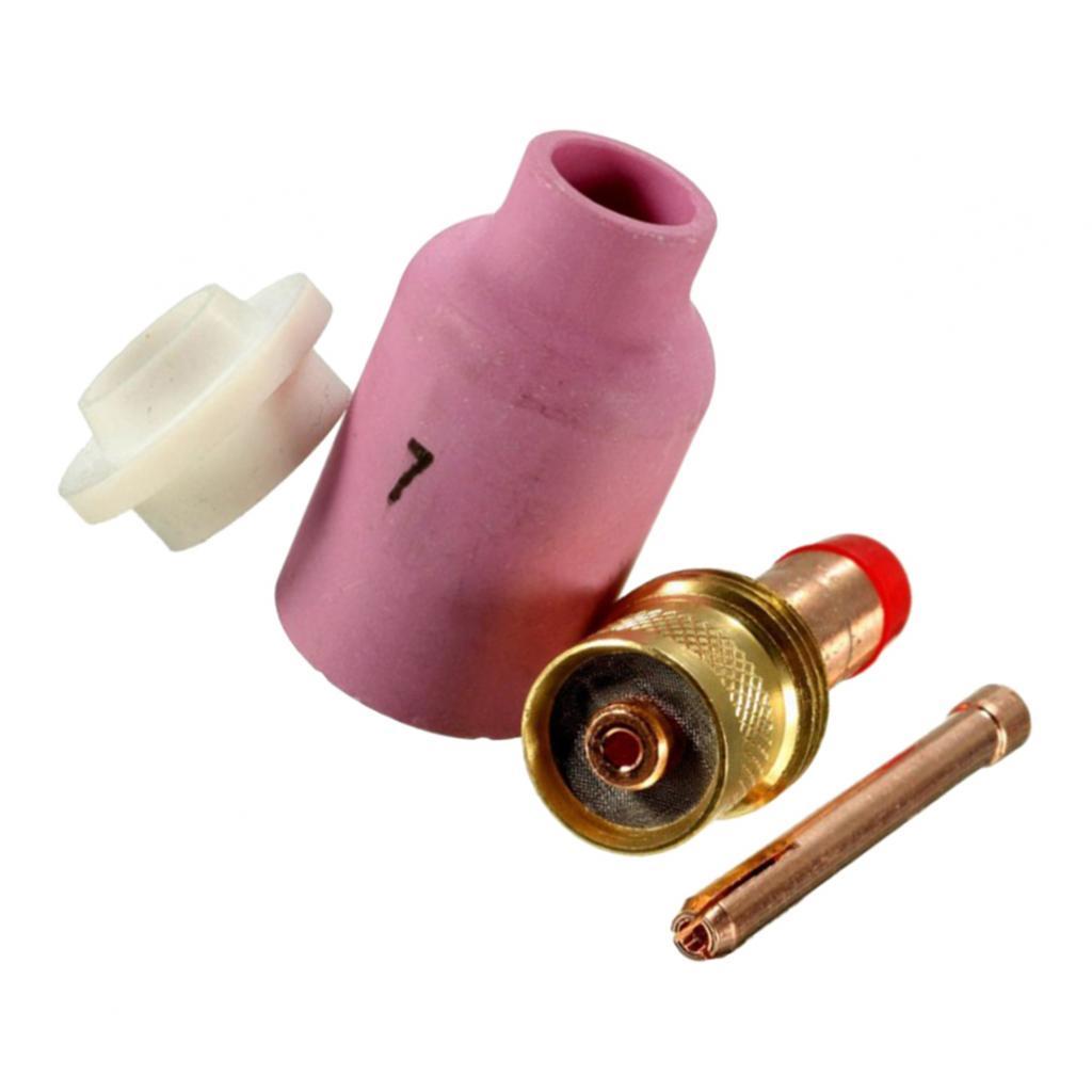 4 Xtig Khí Ống Kính Bộ Kích Thước 3/32  45V26 10N24 54N15 54N01 Cho Hàn Tig Đèn Pin