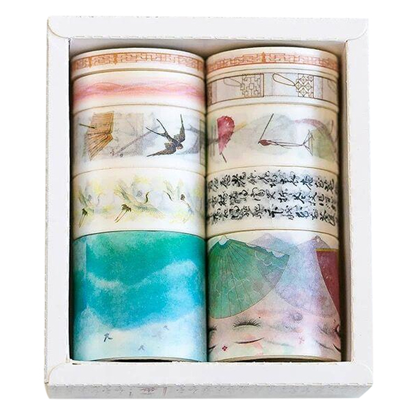 Bộ 10 Băng Keo Trang Trí Washi Tape The Wind Blows