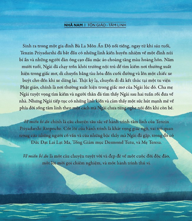 Sách - Về miền bí ẩn (Tôn sư Tenzin Priyadarshi Rinpoche) (Nhã Nam Official)