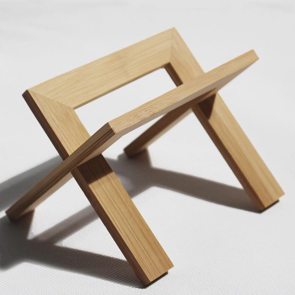 6xWooden Display Easels Tea Cake Display Stands Picture Frame Stand Holder A