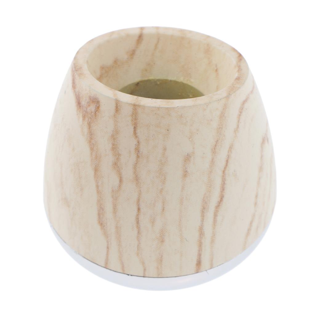 2Pc Wood Grain Classic Mens Shaving Safety Razors Stand