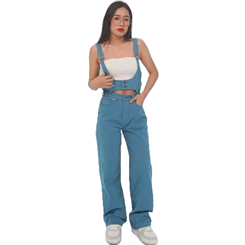 Siêu Hot: Quần Jean Nữ Ông Đứng & Áo Yếm Nữ Ngắn Y7 phong cách mới - Từ Thương Hiệu Samma Jeans!