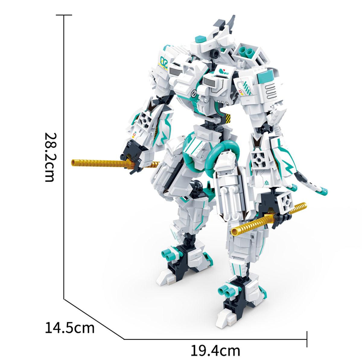 Đồ Chơi Lắp Ráp Robot Chiến Binh Tương Lai Steven - Future Mecha Steven - Toys&amp;Joys ET872 (602 Mảnh Ghép)