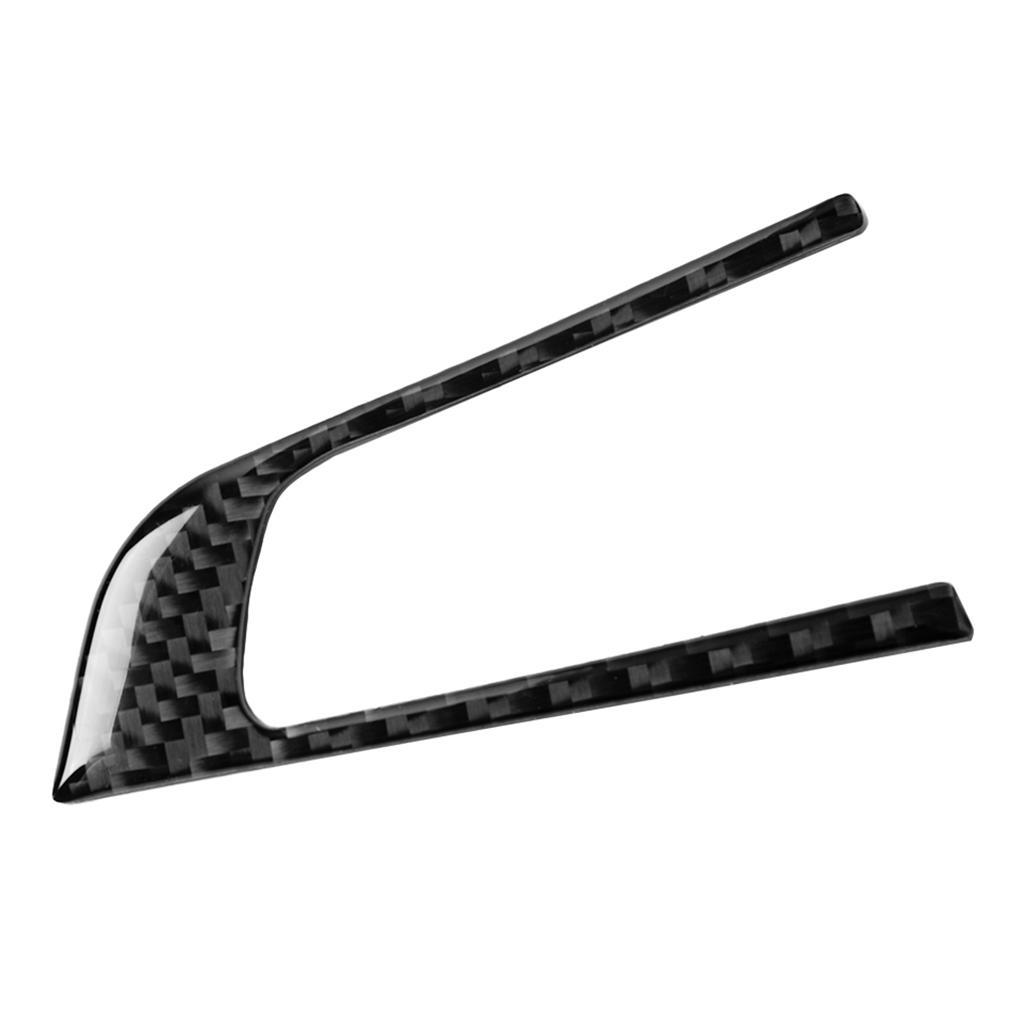 Carbon Fiber Steering Wheel Cover Case Trim Sticker for