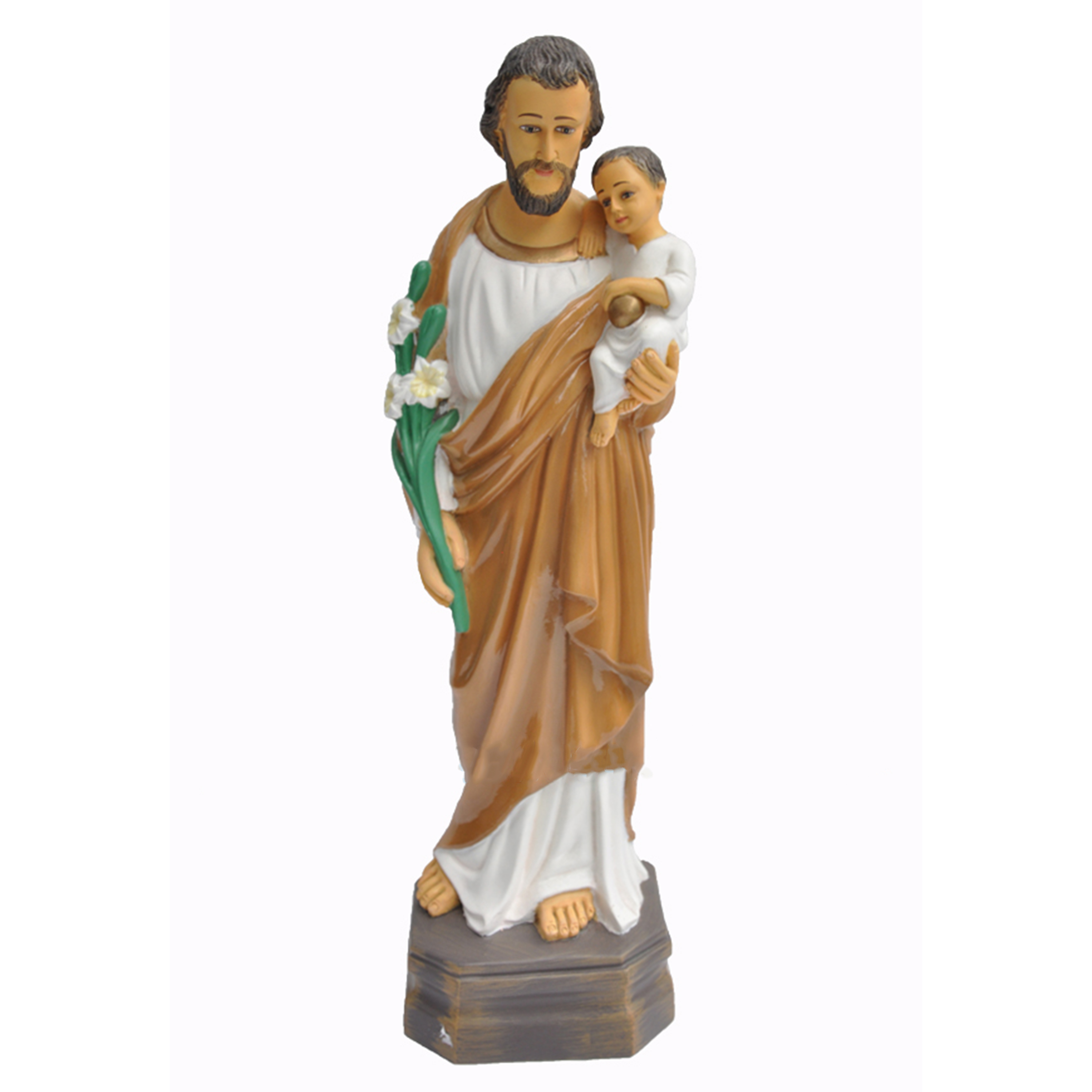 Tượng Thánh Giuse - Điêu Khắc Đá Nguyên Khối Chất Lượng Bền, Đẹp