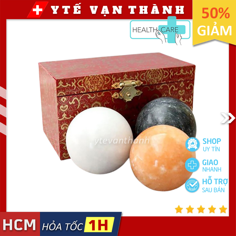 Bi Lăn Tay Đá Hàng Thiên Nhiên 1 Viên -VT0228 - 50mm Xám Đen 1 Viên