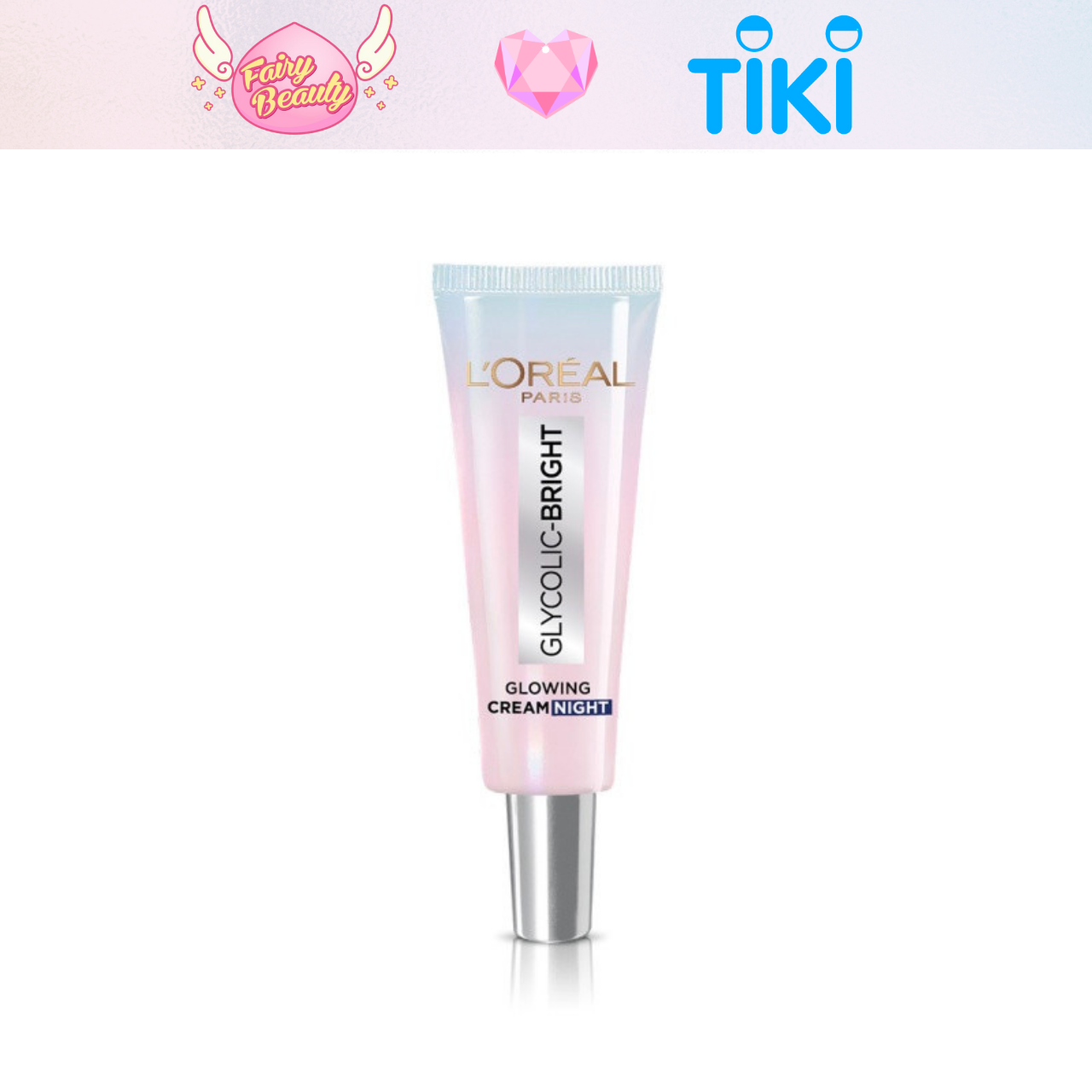 Kem Dưỡng Ban Đêm AHA Giúp Mờ Thâm Nám Và Cấp Ẩm Tối Ưu Glycolic Bright Glowing Cream Night 50/15/7.5ml