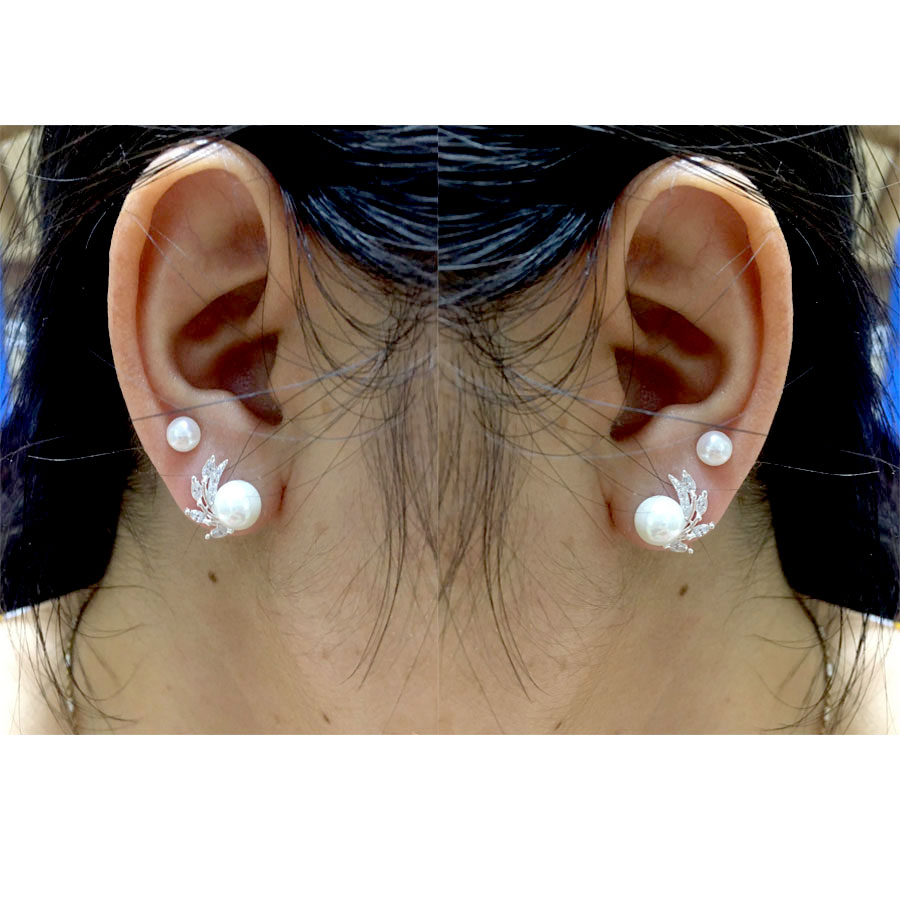 Bông tai nữ Bạc Quang Thản, khuyên tai nụ đeo sát tai gắn đá cobic trắng sáng chất liệu bạc không xi mạ - QTBT85