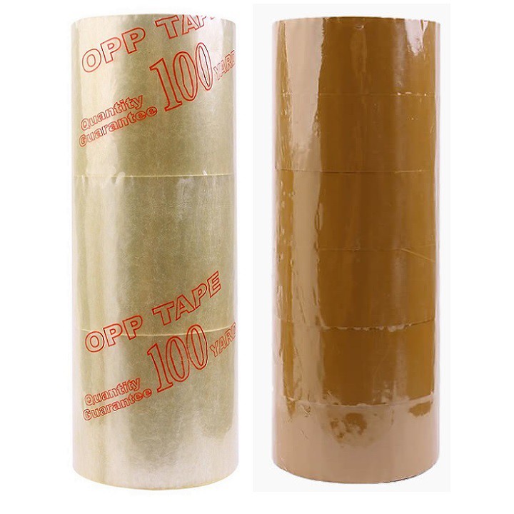 Băng Keo Trong, BK Đục 100 Yard 1.2Kg Đóng Gói Dán Hàng Hóa