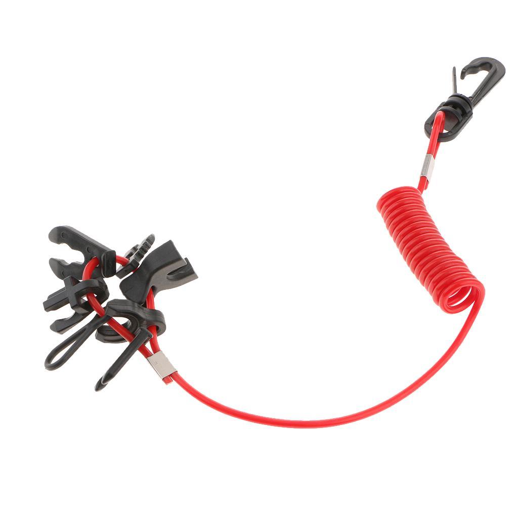 Universal Kill Switch 7 Keys Set Lanyar for Suzuki Outboard
