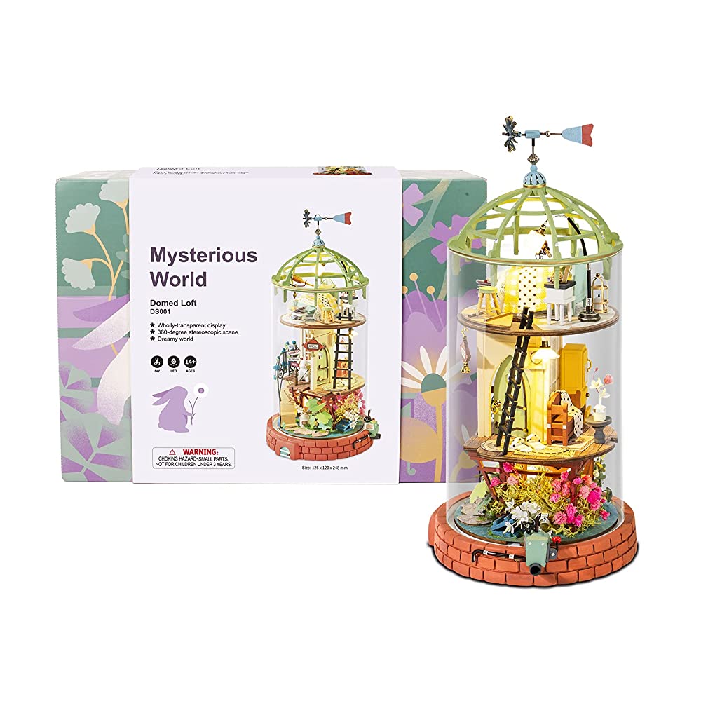 Mô hình nhà DIY Doll House Mysterious World DS001 - DS004 Glass Miniature