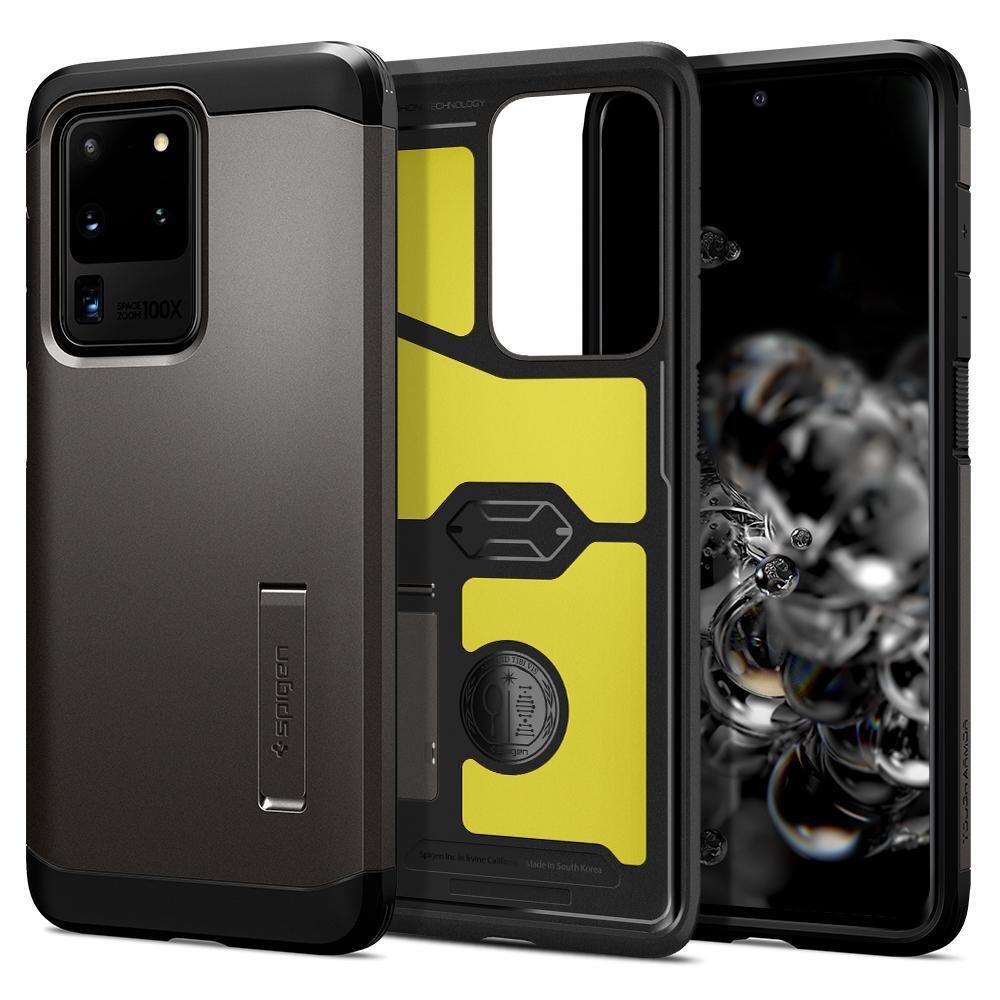 Ốp lưng dành cho Samsung Galaxy S20+ / S20 Ultra Spigen Tough Armor - hàng chính hãng