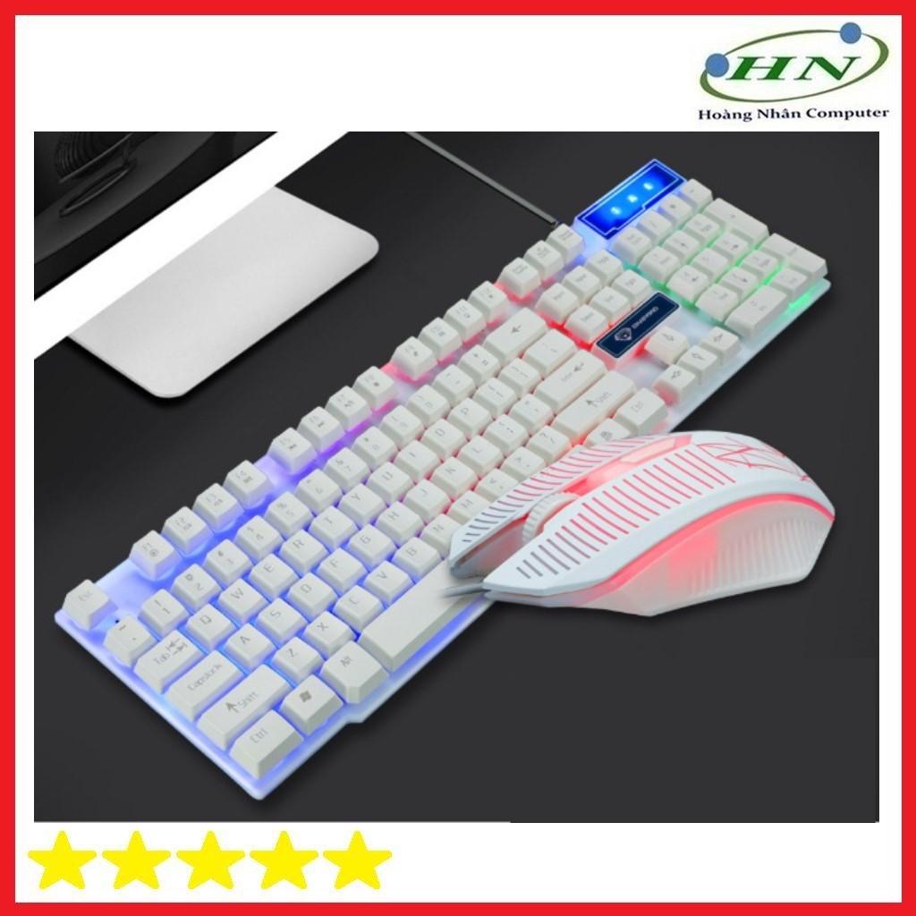 Bộ Bàn Phím Chuyên Game Và Chuột gaming Led 7 màu Divipard GMK-50 MàuTrắng