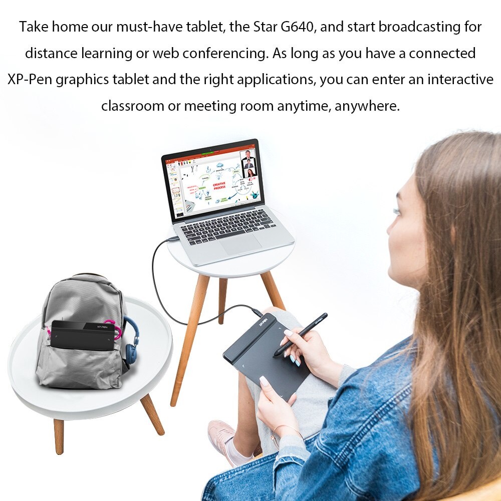 Bảng Vẽ Điện Tử Siêu Mỏng Lực Nhấn 8192 XP-Pen Star G640 - Hàng Nhập Khẩu