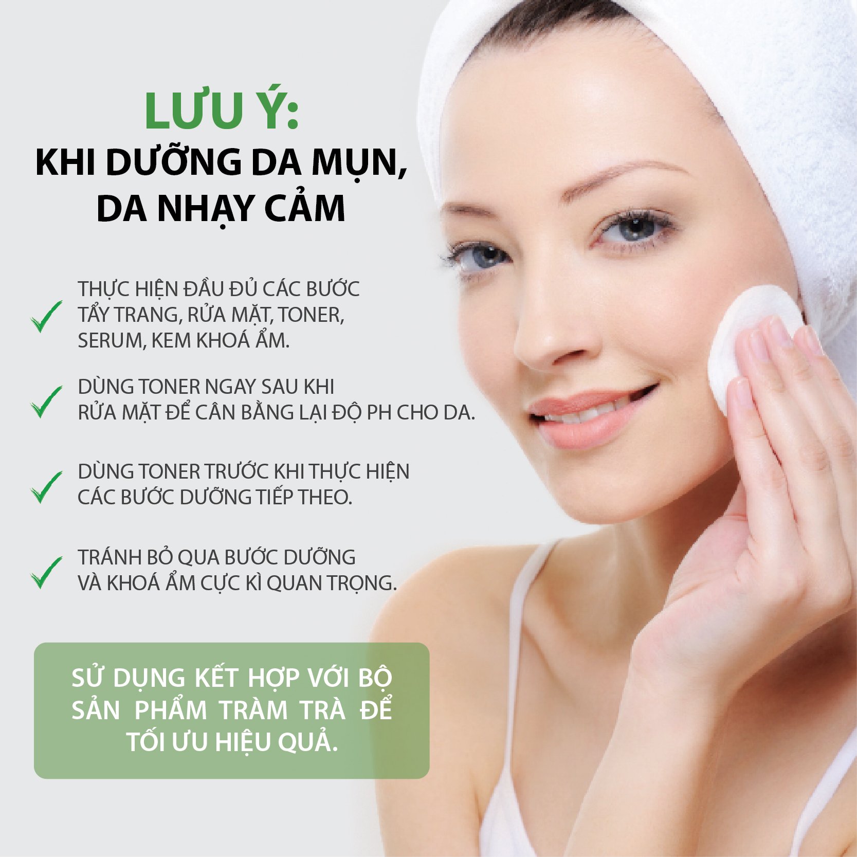 Toner Tràm Trà hỗ trợ Giảm Viêm & Cân Bằng Độ pH Phù Hợp Với Làn Da Mụn Nhạy Cảm MILAGANICS 100ml