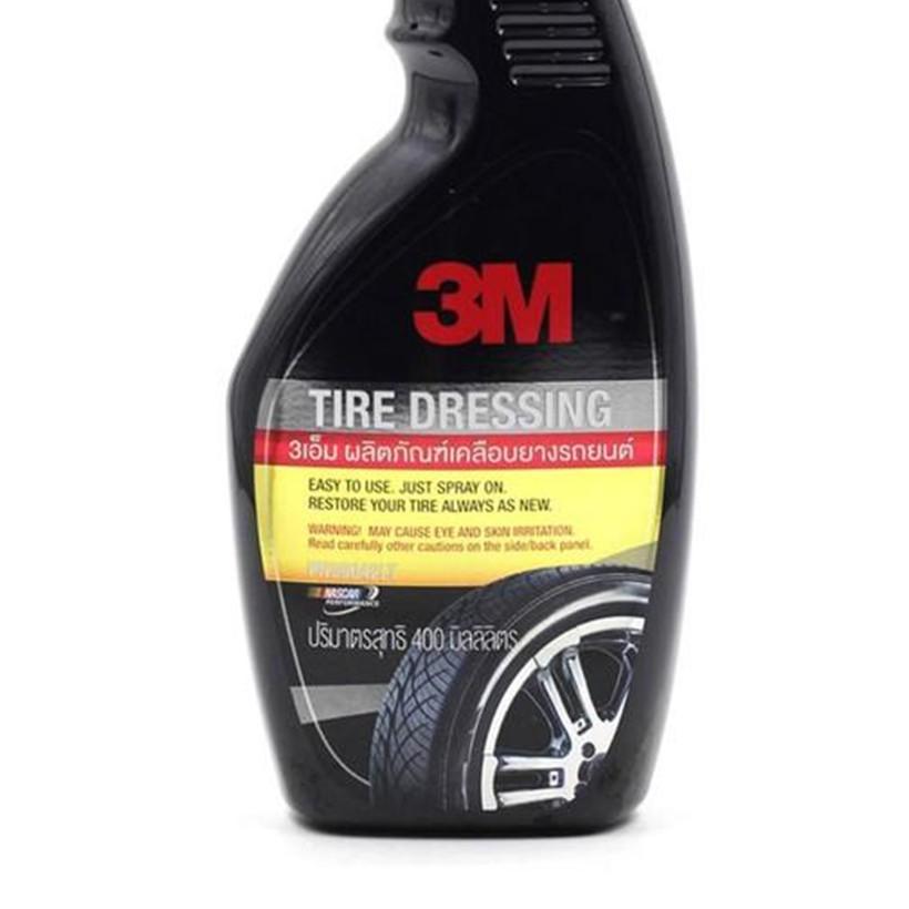 Chai Xịt Bảo Dưỡng Và Phủ Bóng Lốp Xe 3M 39042 LT Tire Dressing 400ml - 3M Long Vu