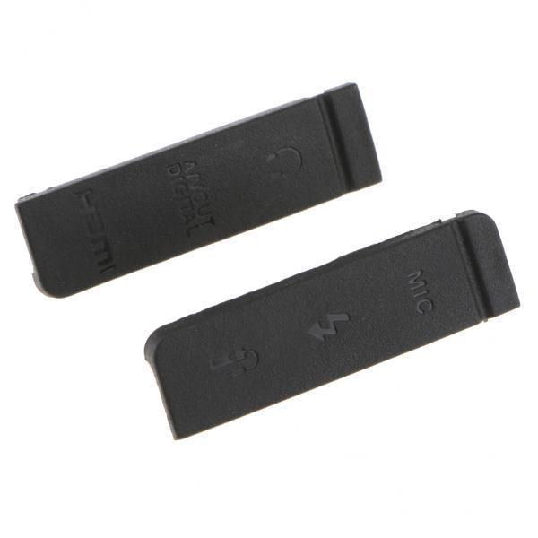 3-6pack USB HDMI Rubber Dust Door Cover Lid Cap For Canon EOS 5D3 5D Mark III