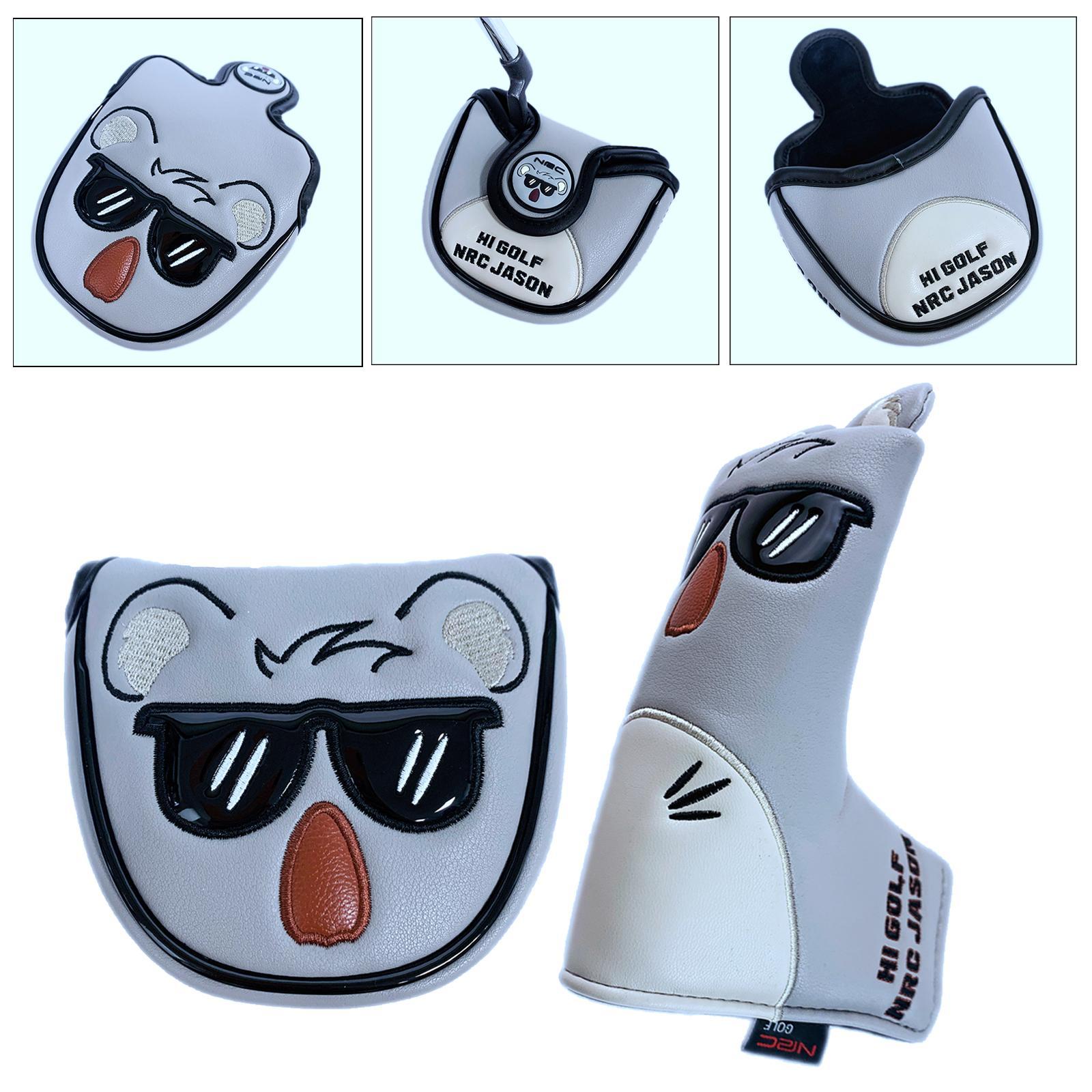 Golf Club Headcover Center Putter Head Cover Protection Blade