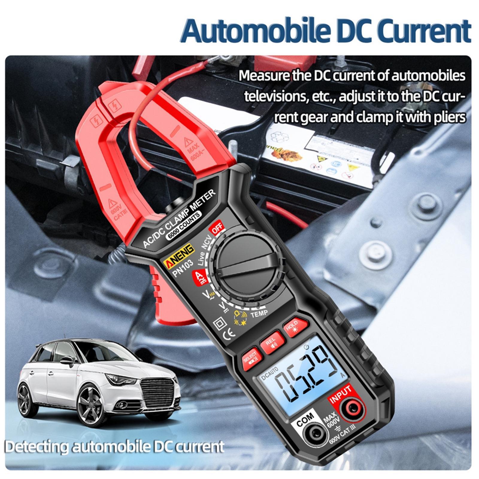 Digital Clamp Meter  DC Current Professional Multimeter 6000 Counts